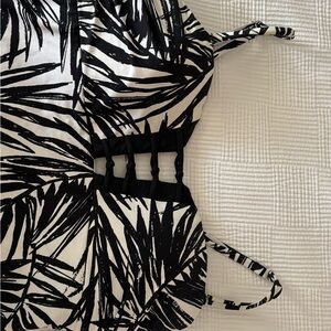 Apt. 9 Black and White Swimsuit
